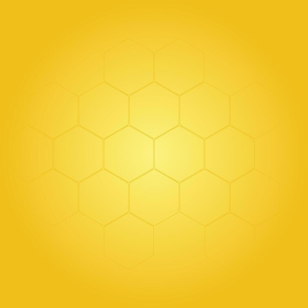 Golden Honeycomb Subtle hexagonal pattern Background vector