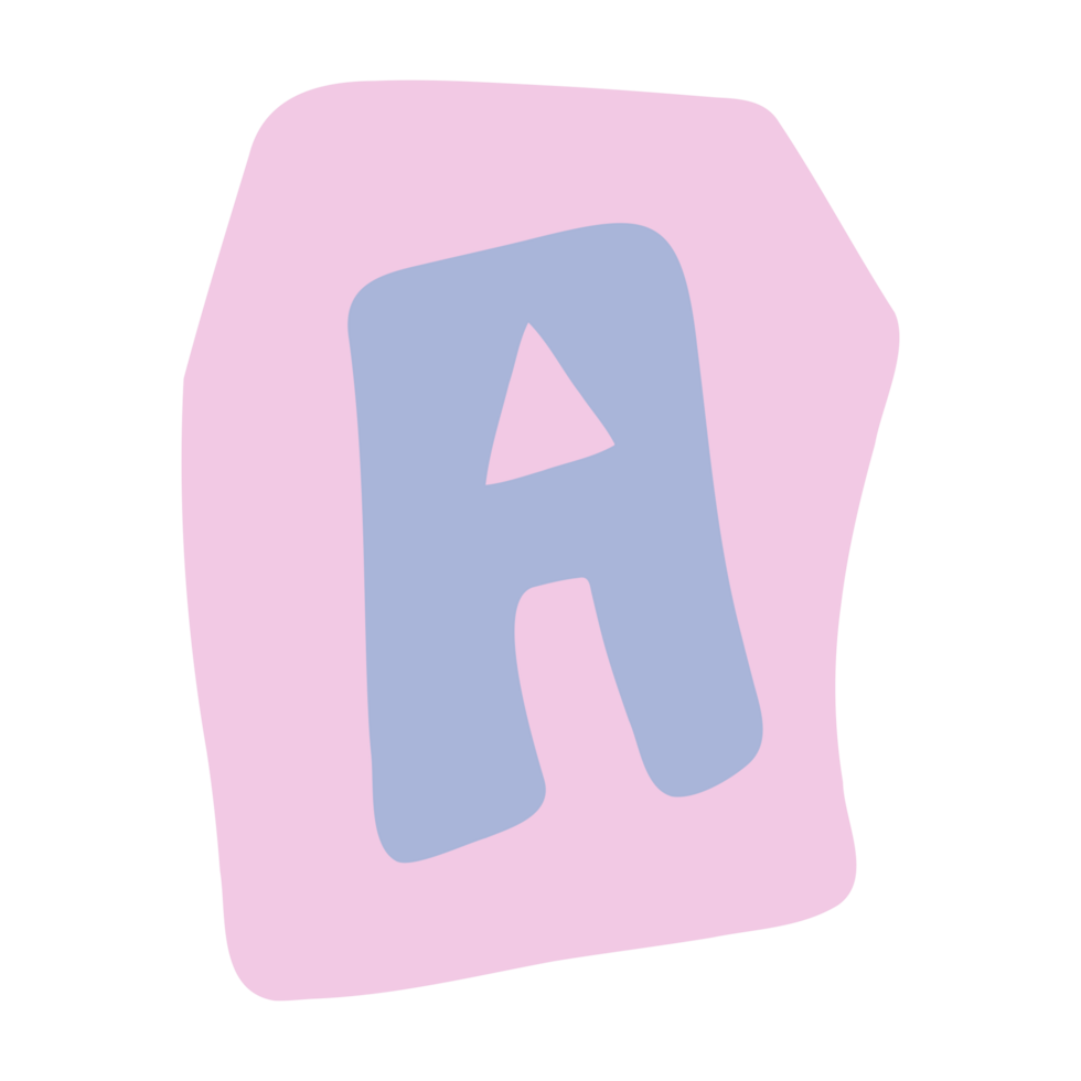 a letter a cartoon clipart png