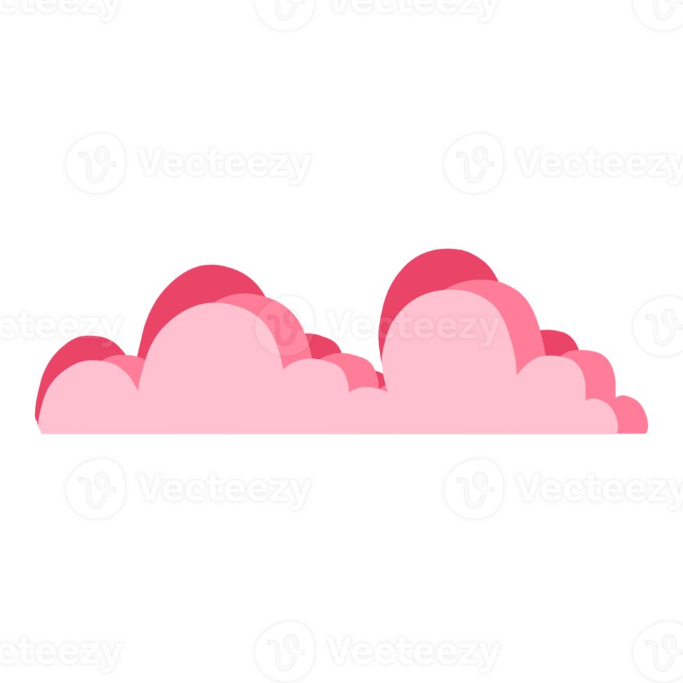Pink Clouds decorative png
