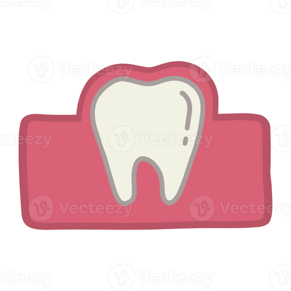 tooth in cartoon png