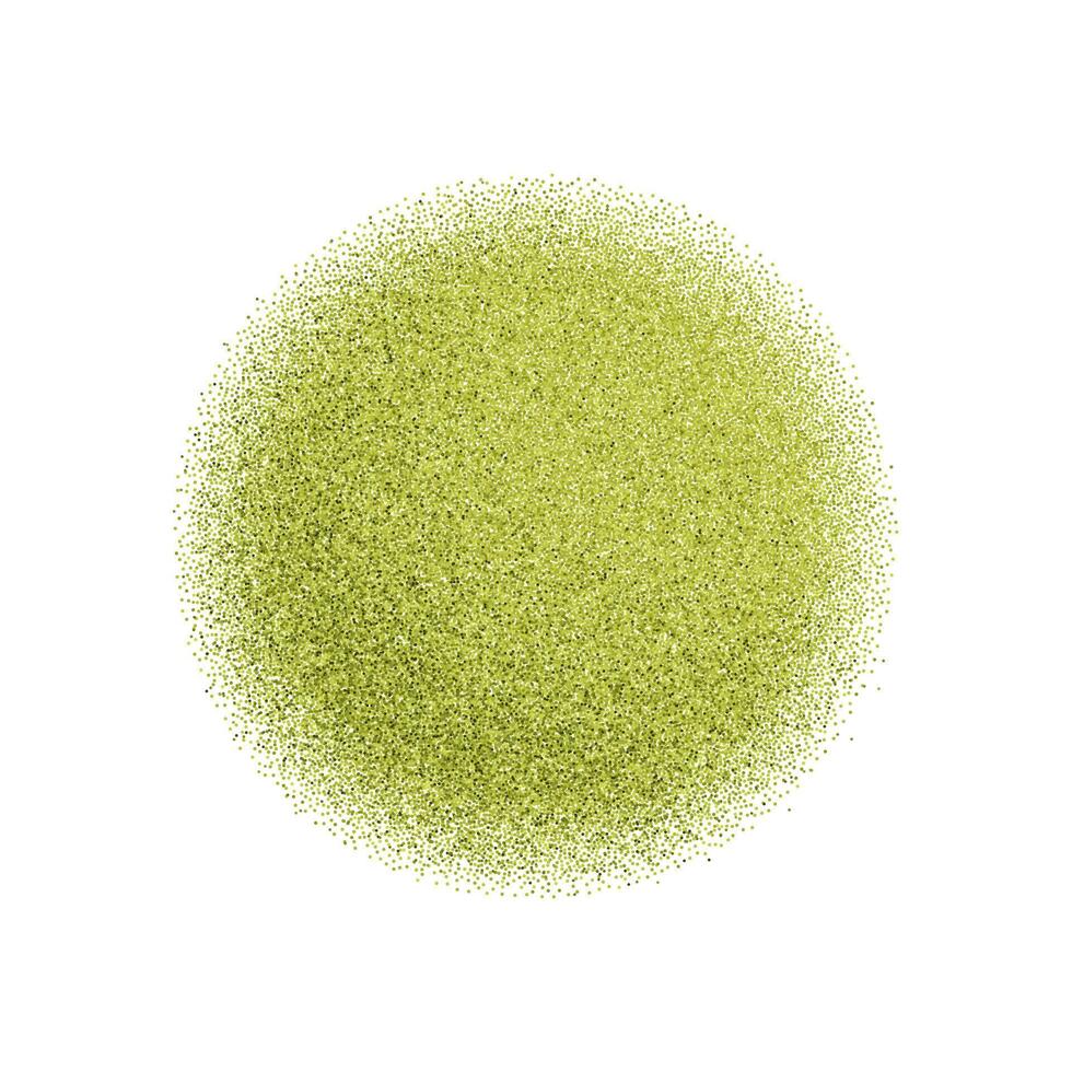 Matcha green tea powder in white background flatlay top view. Organic sencha herb heap shows healthy asian lifestyle drink. Ground chlorella splash creates natural zen food ingredient look. vector