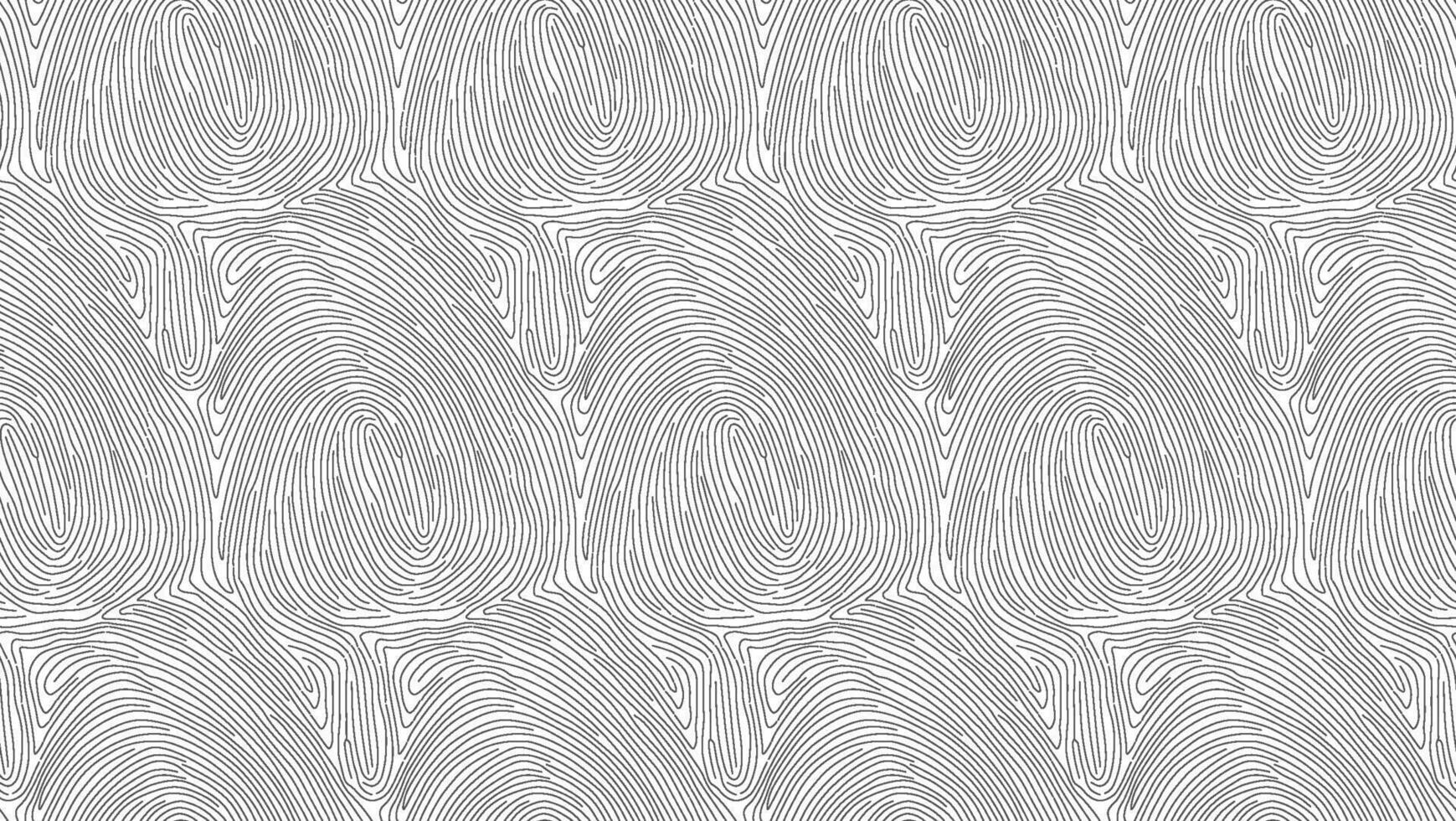 Seamless Fingerprint Line Pattern. vector