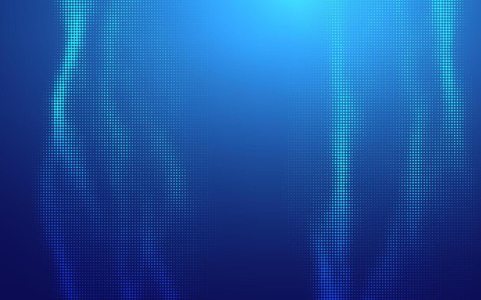 Abstract Blue Futuristic Tech Background with Digital Grid, Blockchain Elements. Fintech Cryptocurrency vector