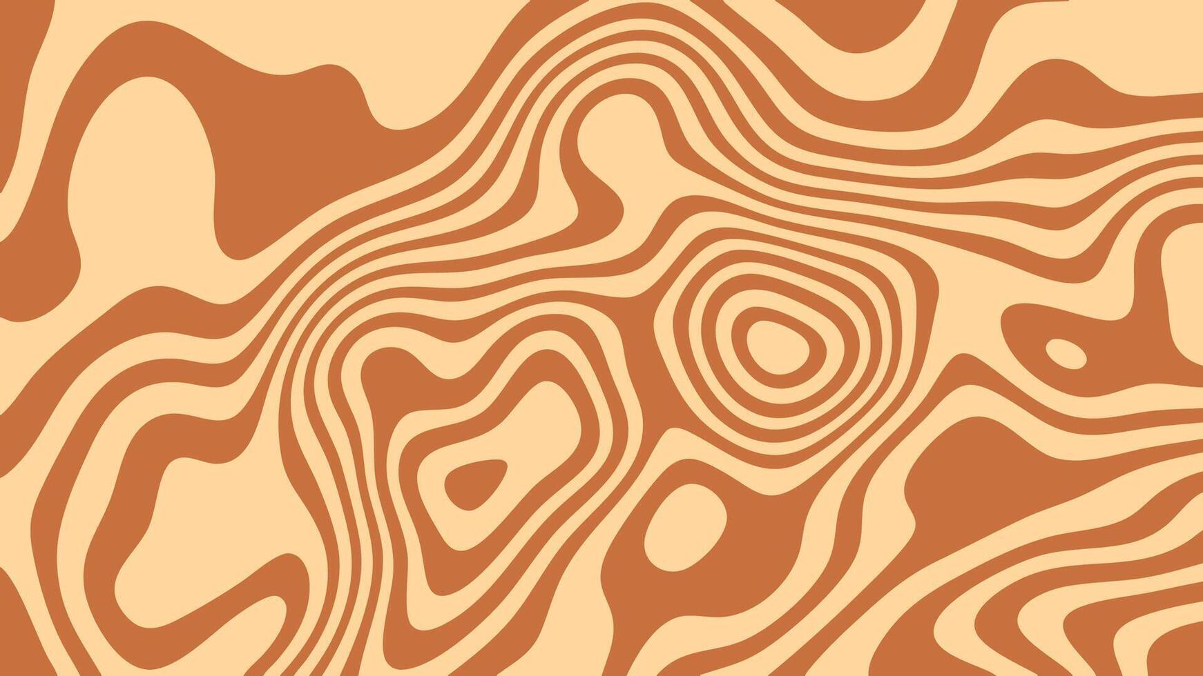 Pattern Caramel Background Chocolate Swirl Peanut Wave Texture Seamless . Cream Candy Butter Abstract Milk Splash. Drizzle Twirl Zebra Fluid Design for Sweet Dessert Illustration. vector