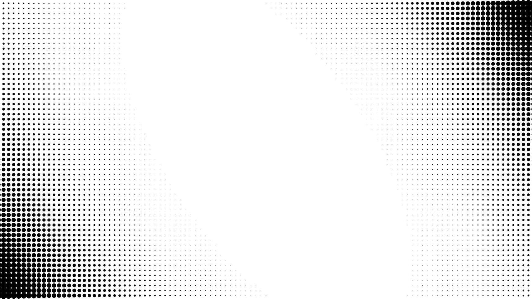 Dot corner background pattern with halftone white gradient. vector