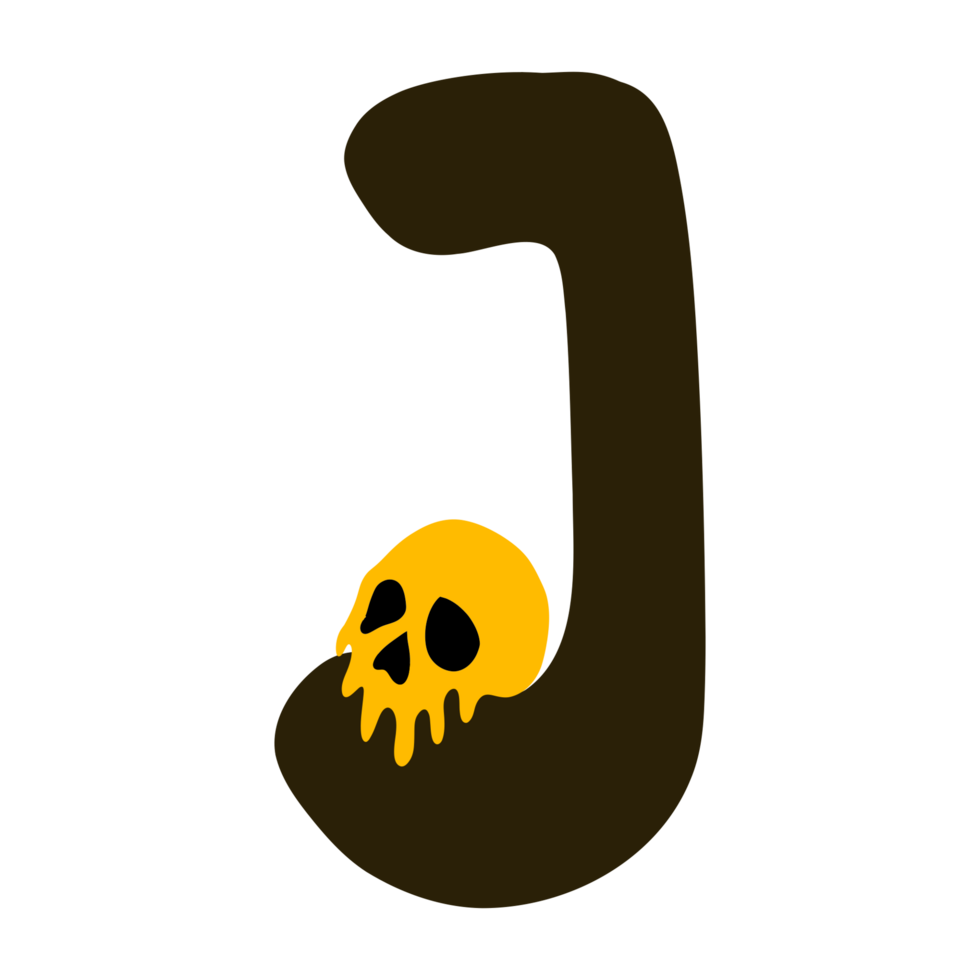 Halloween alphabet J png