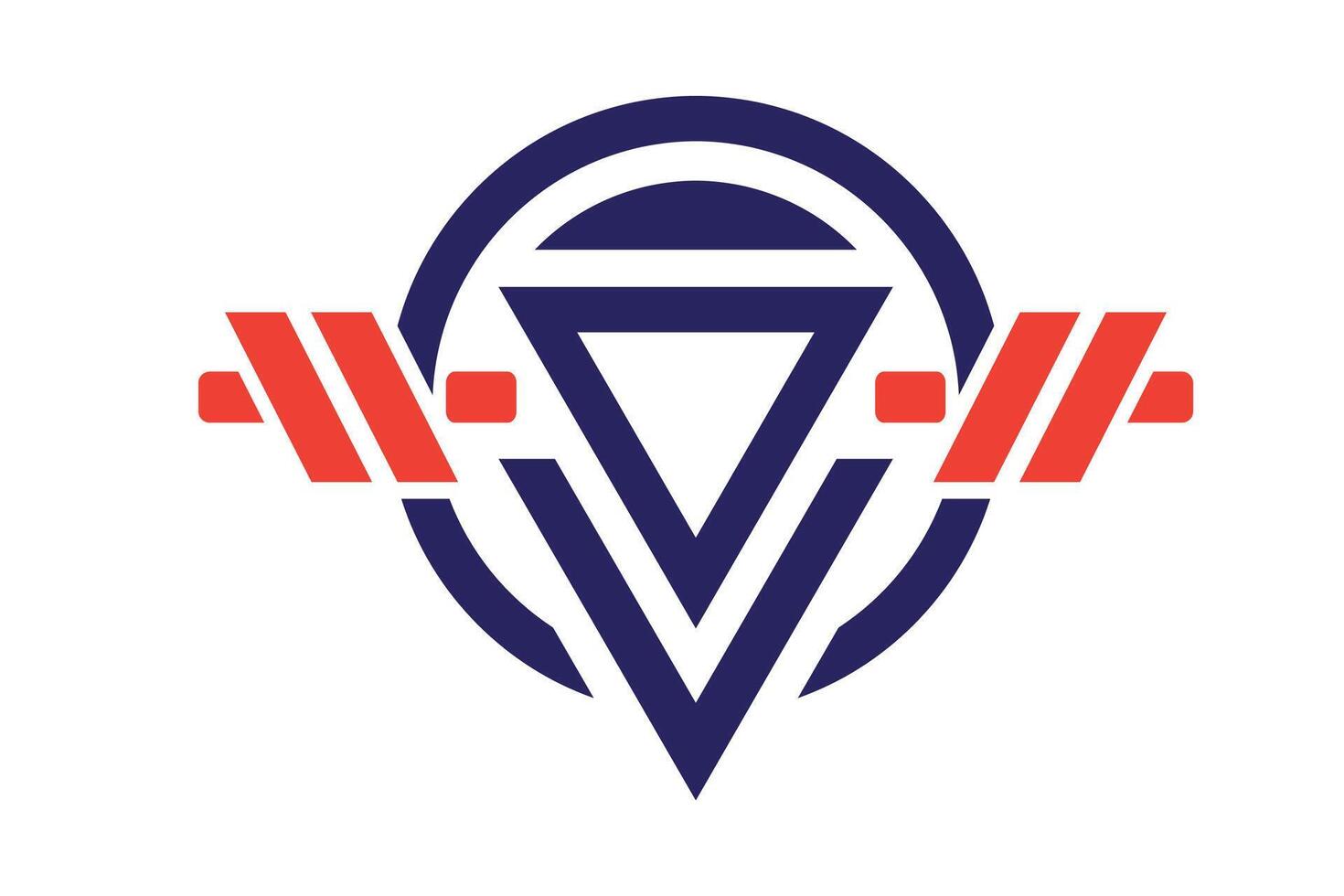 Iron Vanguard Fitness Gym Logo, Strength Fitness Emblem Design vector