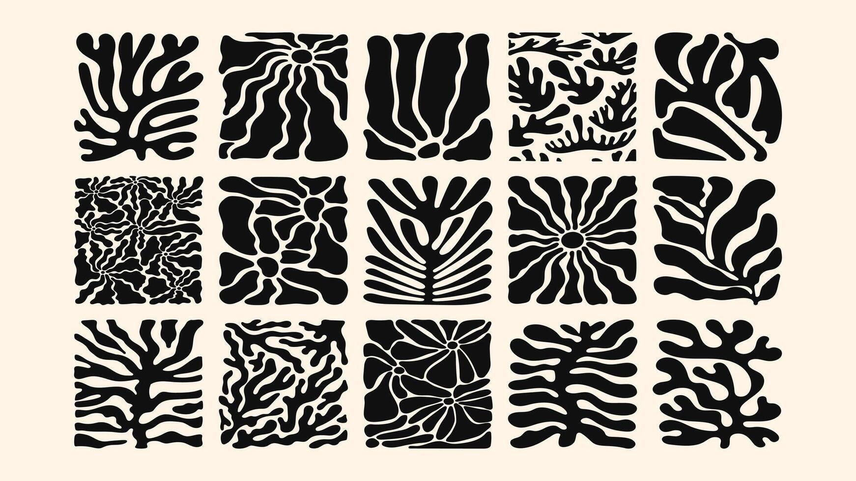 Cute pattern with whimsical tropical plants, gentle waves and pastel beach colors, perfect for kids' decor and boho prints. vector