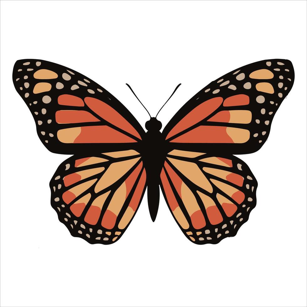 Clipart of butterflies vector
