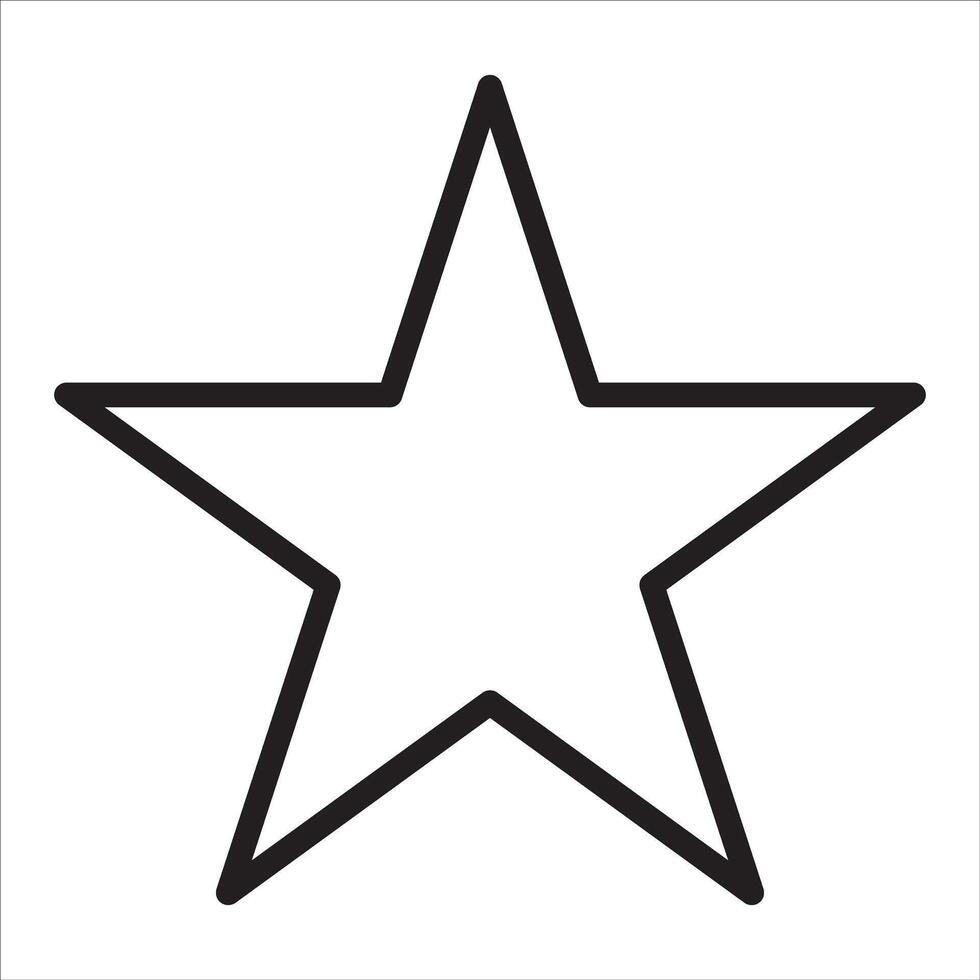 star line icon vector