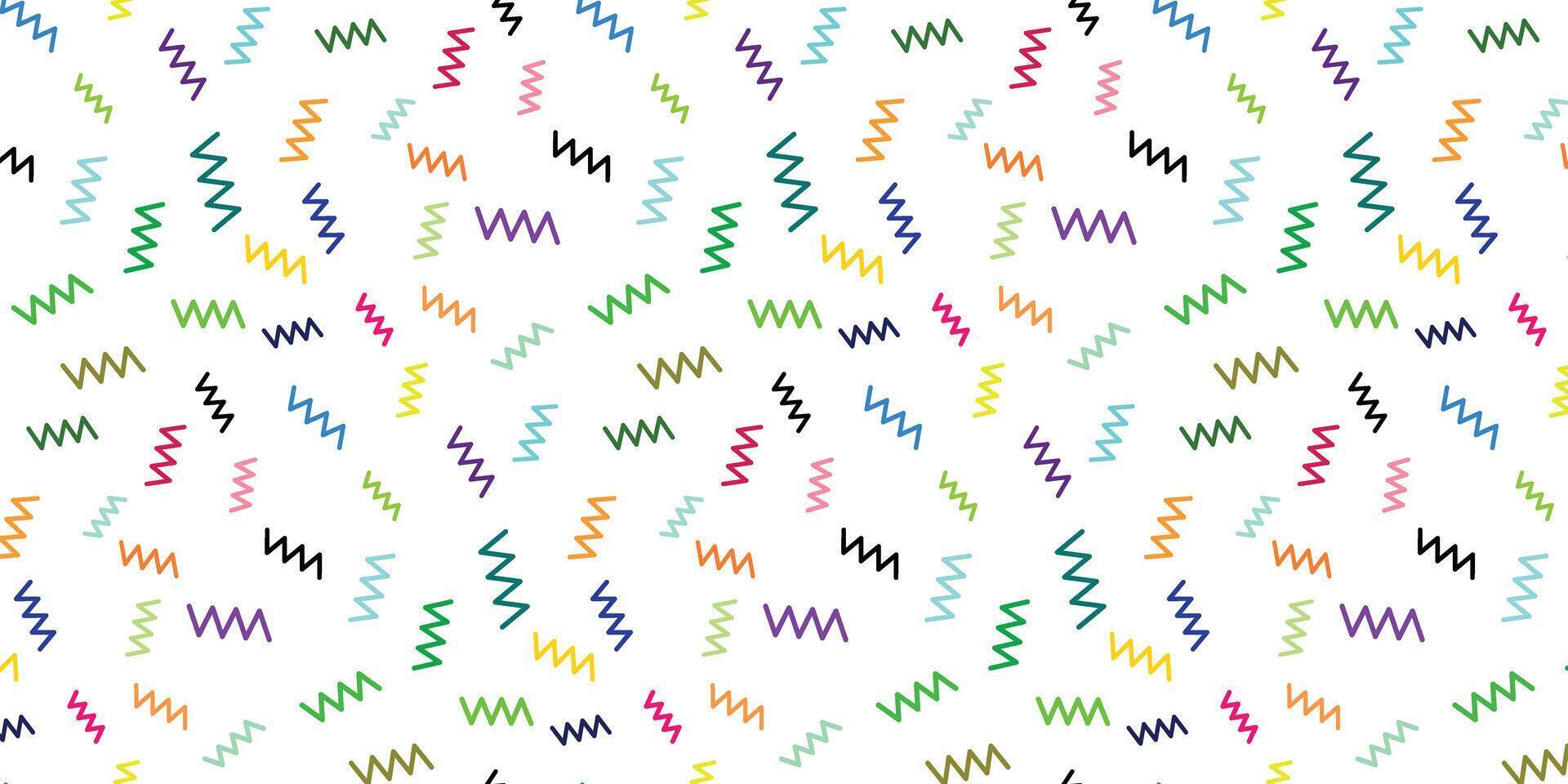 scatter seamless pattern with confetti for background vector