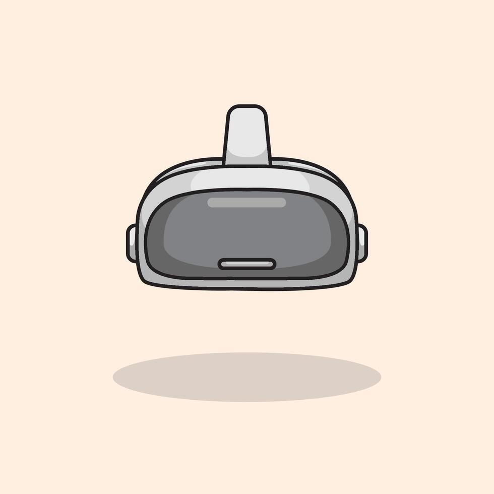 illustration of a VR headset Scalable and editable format vector