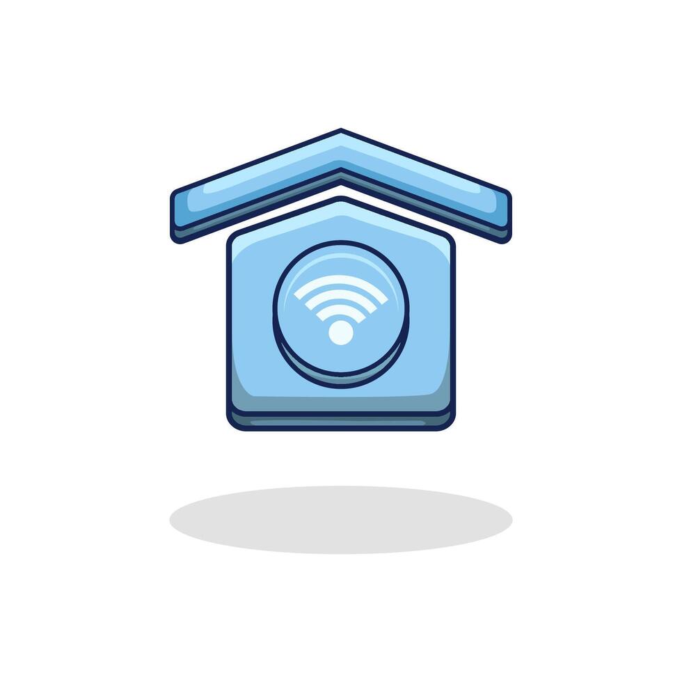 illustration of a smart home technology Scalable format perfect for apps websites presentations and infographics vector
