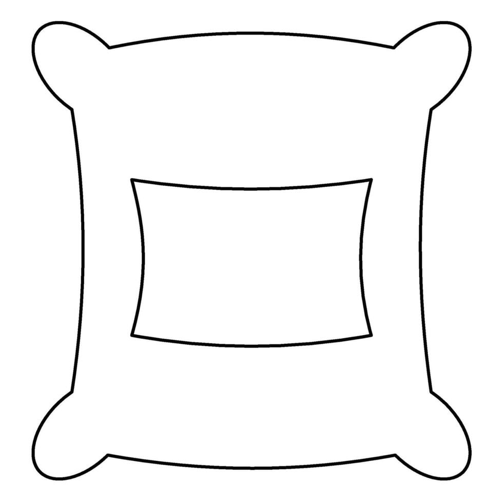 bag outine icon vector