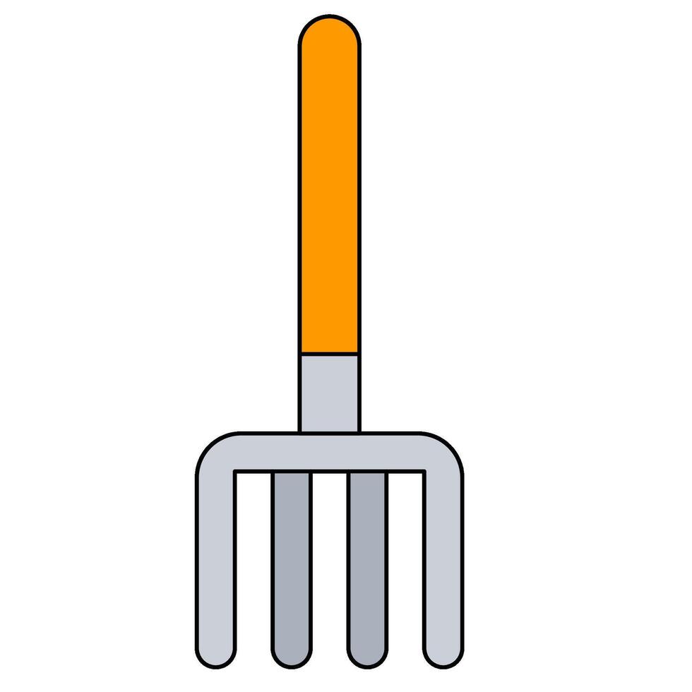 pitchfork flat icon style vector
