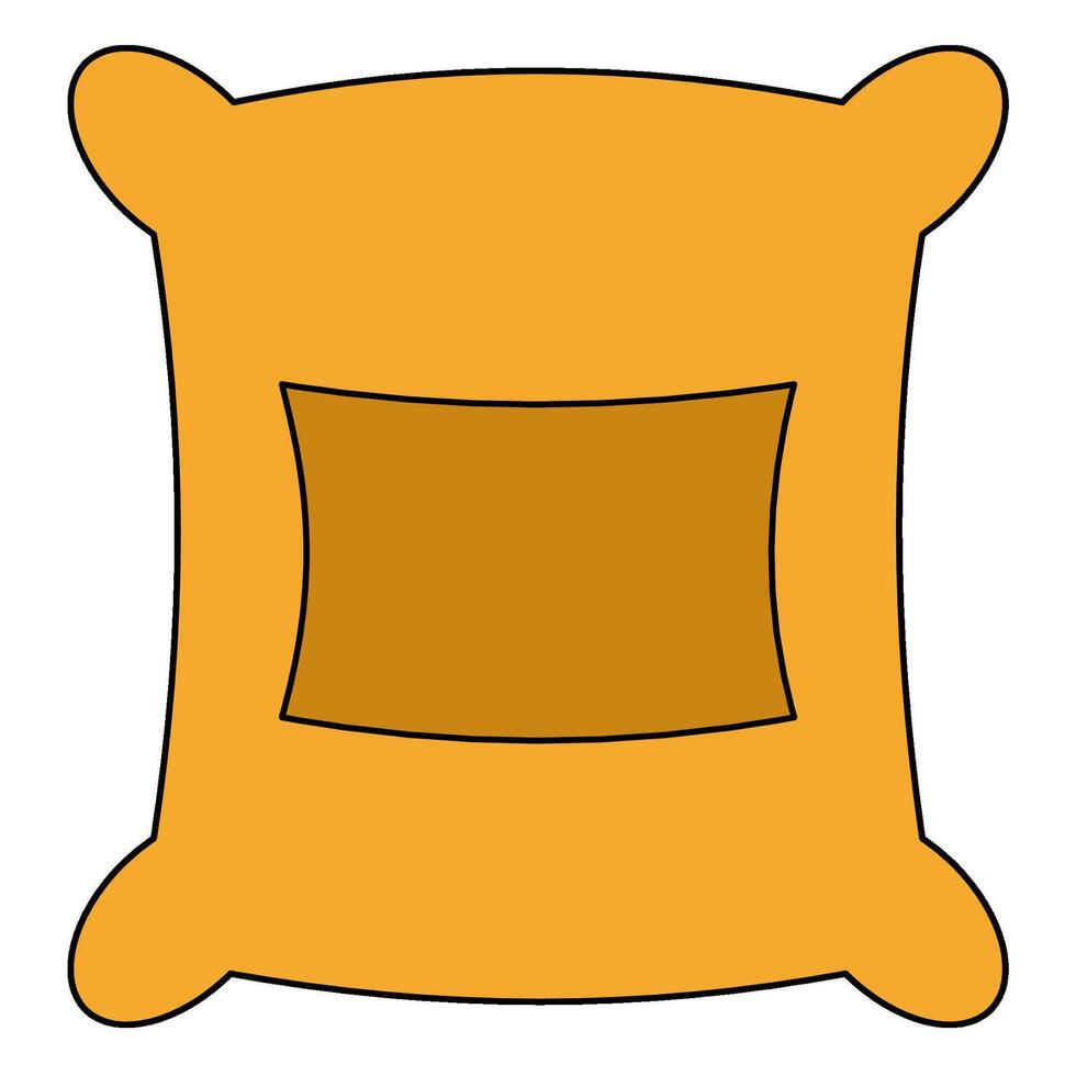 bag soil flat icon style vector