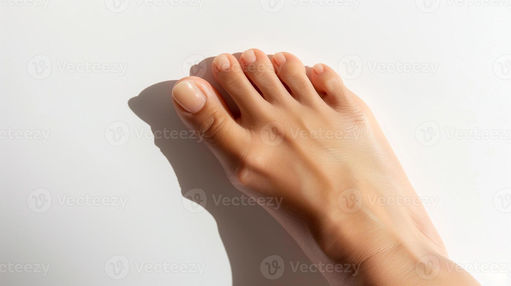 These legs receive pampering with file manicure and nipper-free techniques for perfect feet. photo