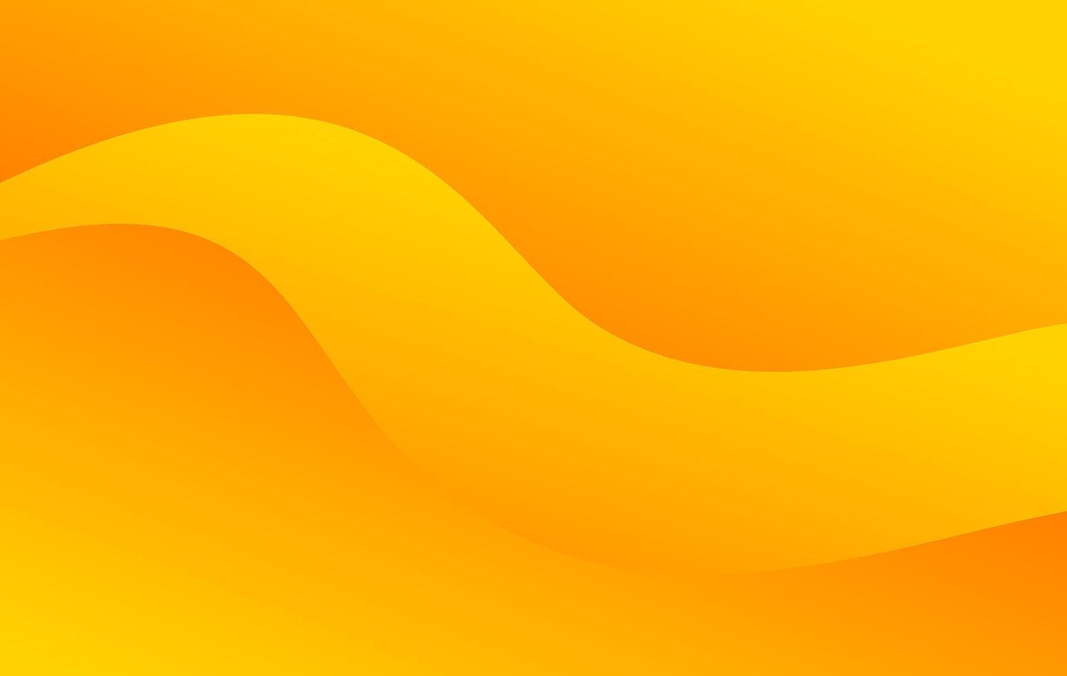 Vibrant Orange and Yellow Wave Gradient. Energetic Abstract Design vector