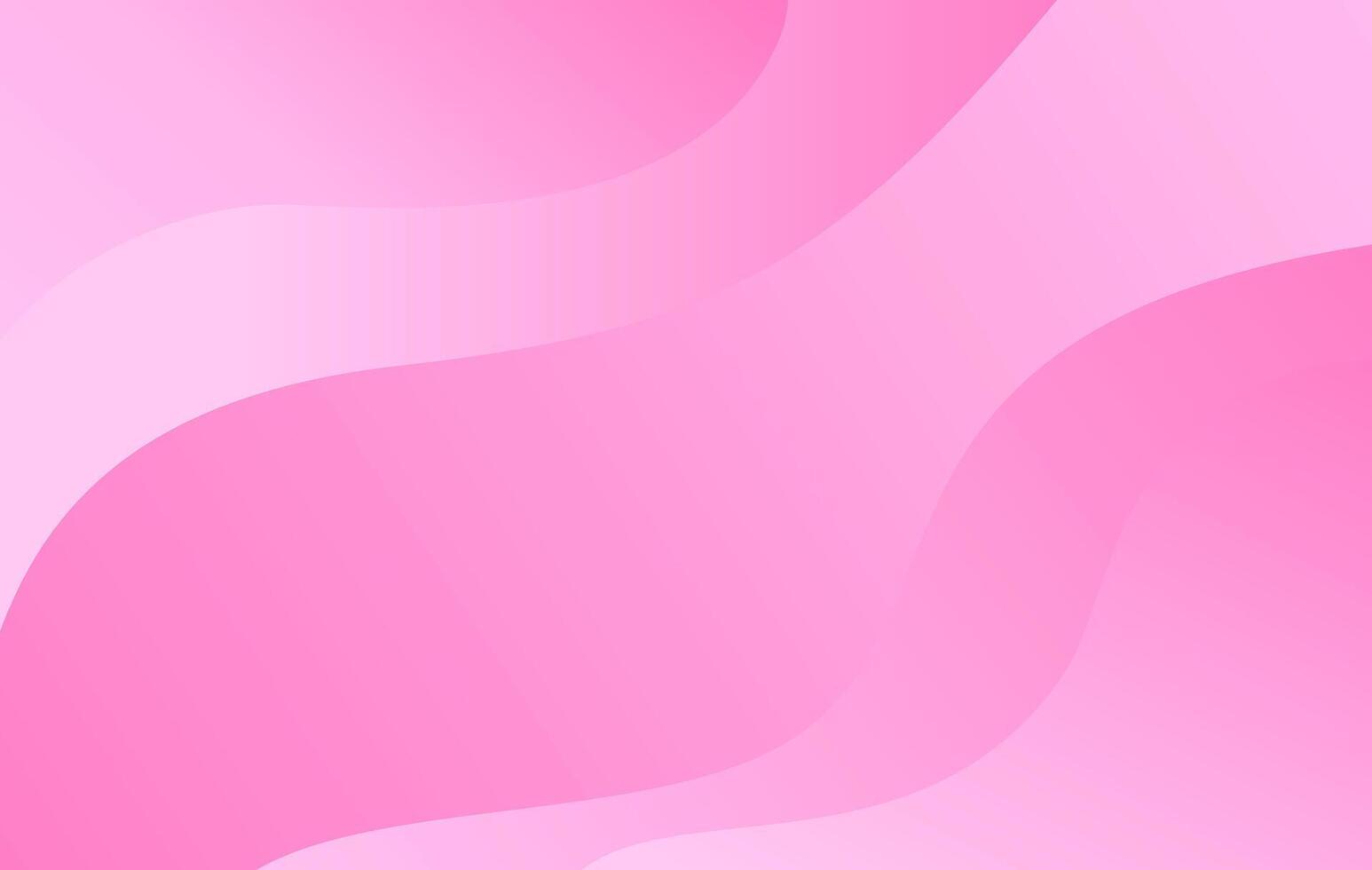 Aesthetic Pink Gradient Wallpaper with Smooth Wave Pattern vector