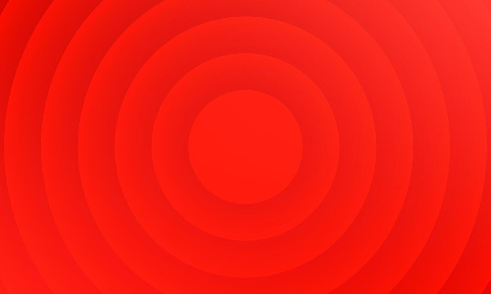 red concentric circle pattern minimalist abstract background vector