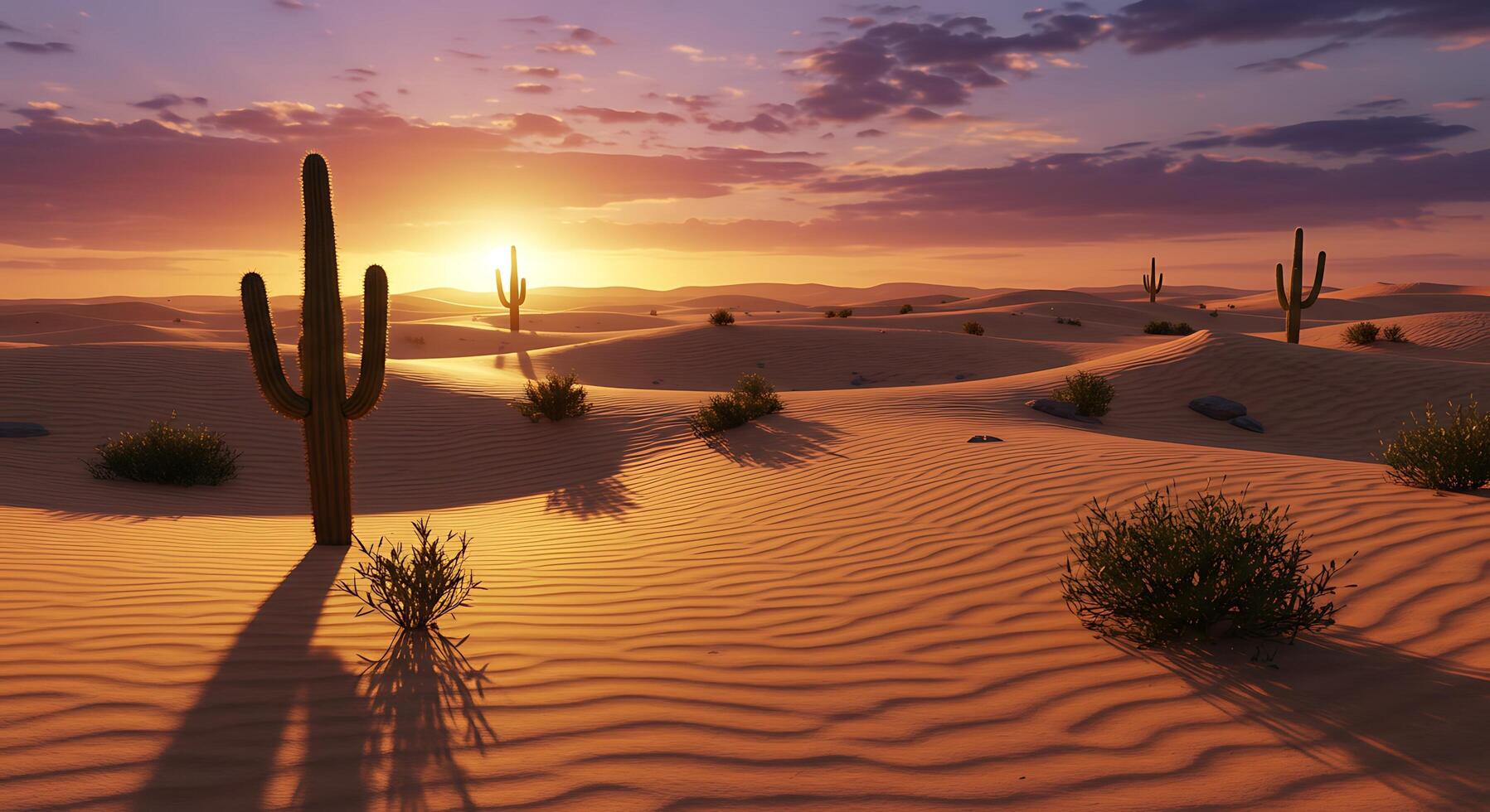 Breathtaking Nature Scene Captured in Crisp Golden Light photo