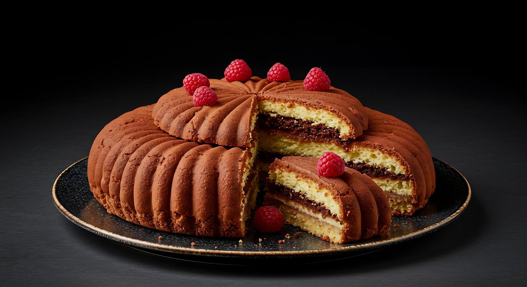 Creamy Dessert Shot in Soft and Natural Light photo