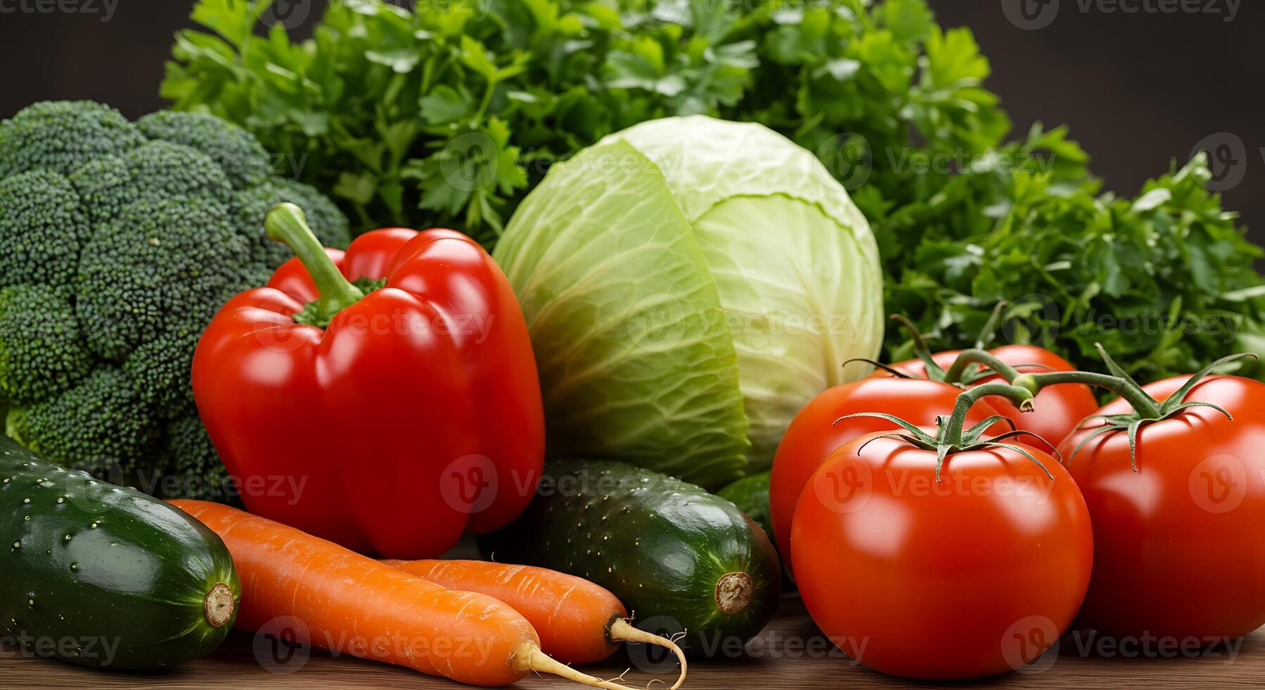 Sharp Garden Vegetables with Lush Colors in High Resolution photo