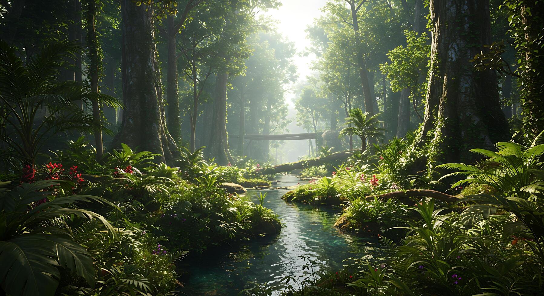 Elegant Landscape Image with Perfect Natural Lighting and Detail photo