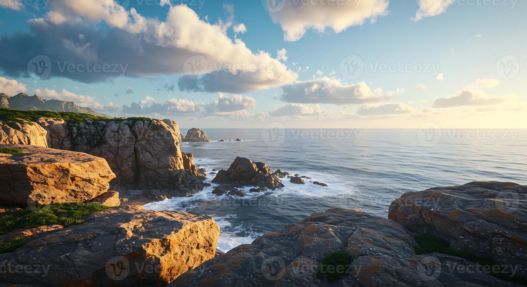Authentic Nature Scene With Clean Lighting and True Daylight Focus photo