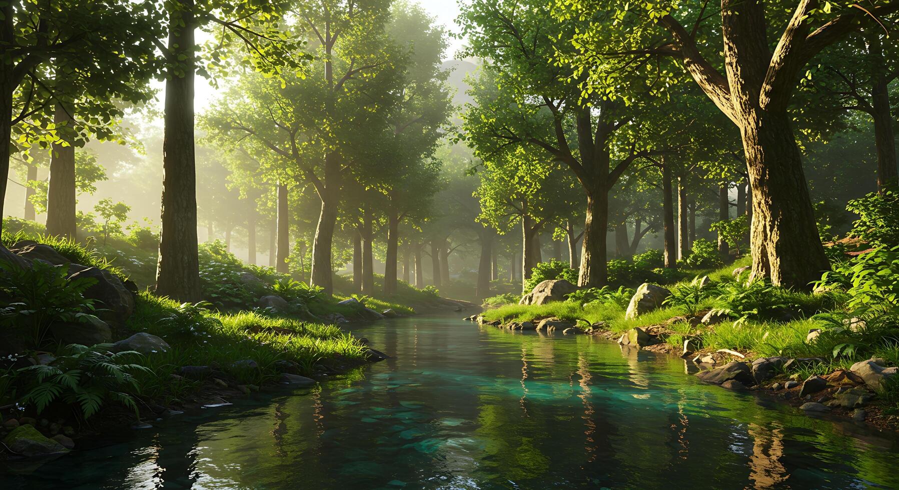 Beautiful Nature View With Subtle Light and Rich Outdoor Colors photo