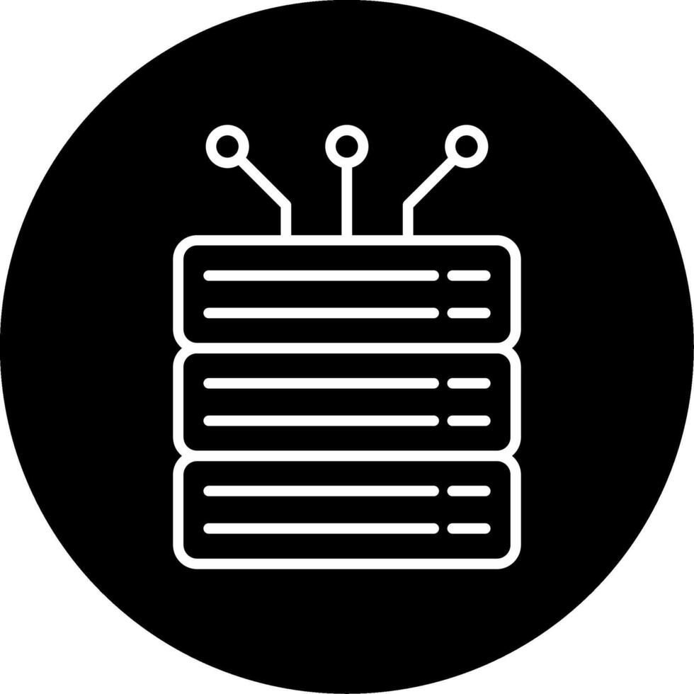 Data Ingestion Process Line Circle Inverted vector