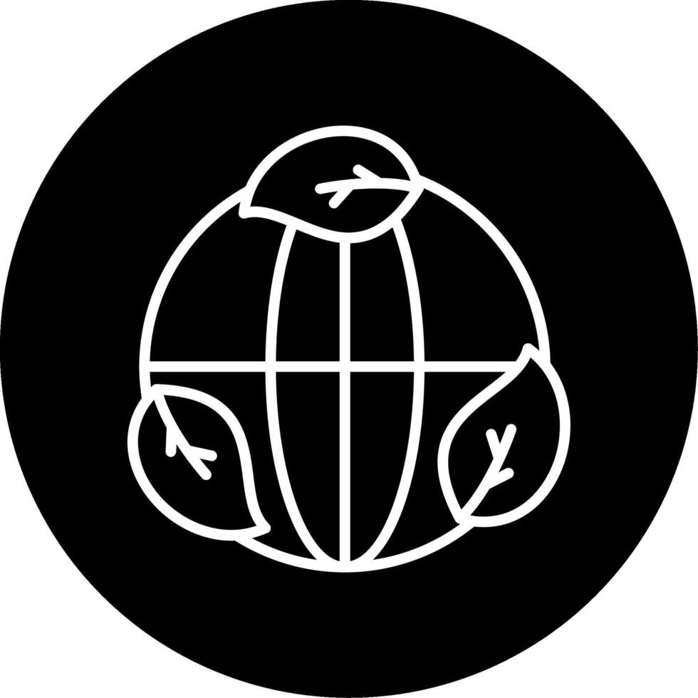 Ecology Environmental Study Line Circle Inverted vector