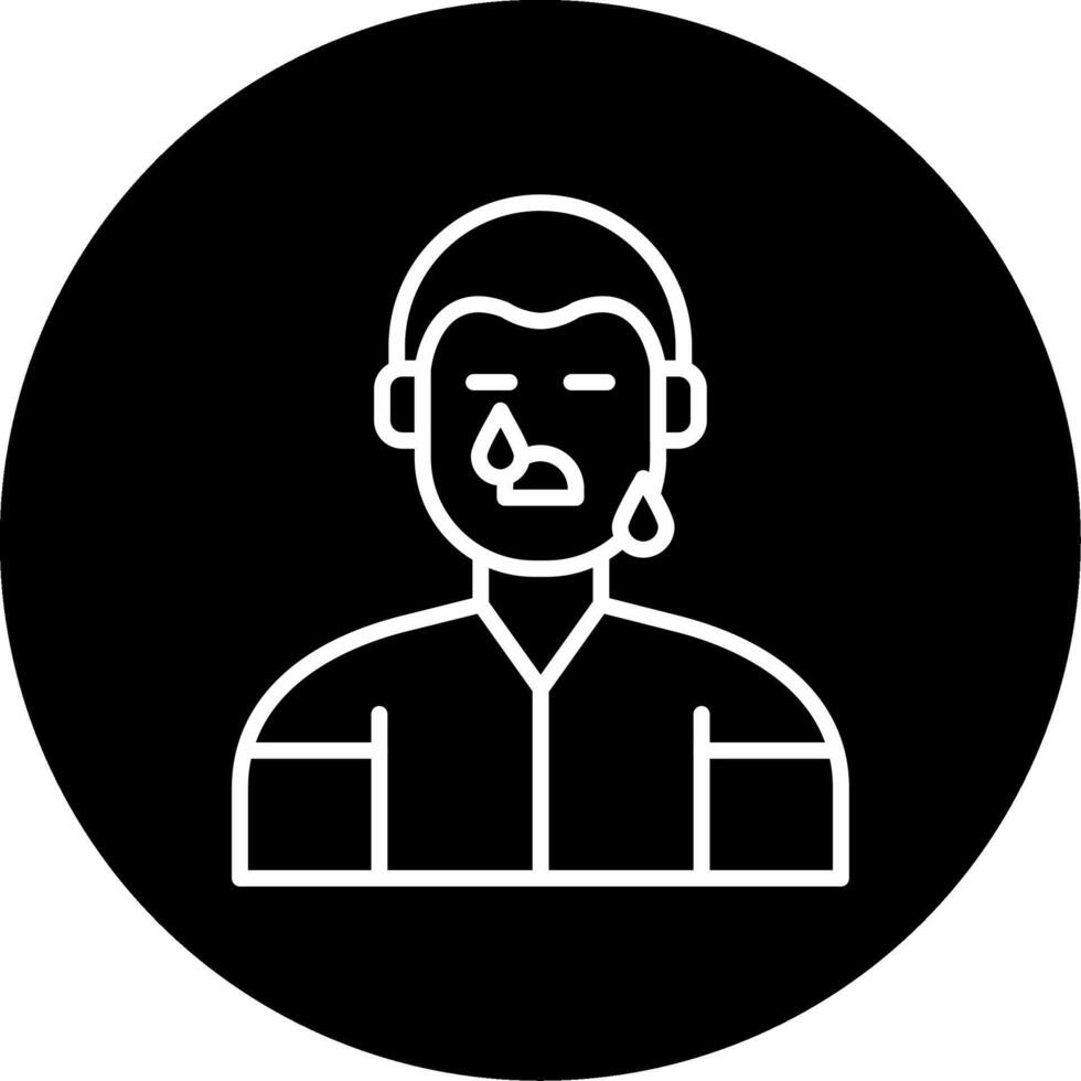 Emotional behaviour Trait Line Circle Inverted vector