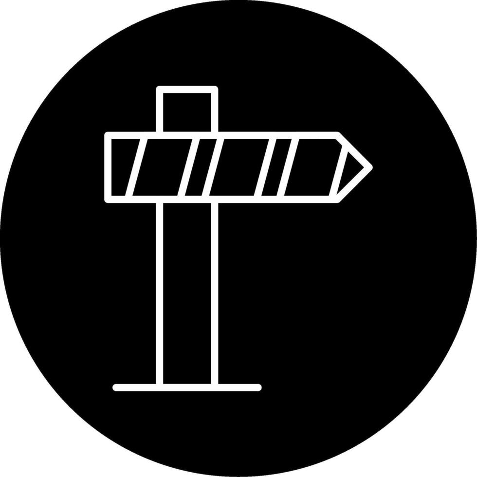 Right Arrow Directional Symbol Line Circle Inverted vector