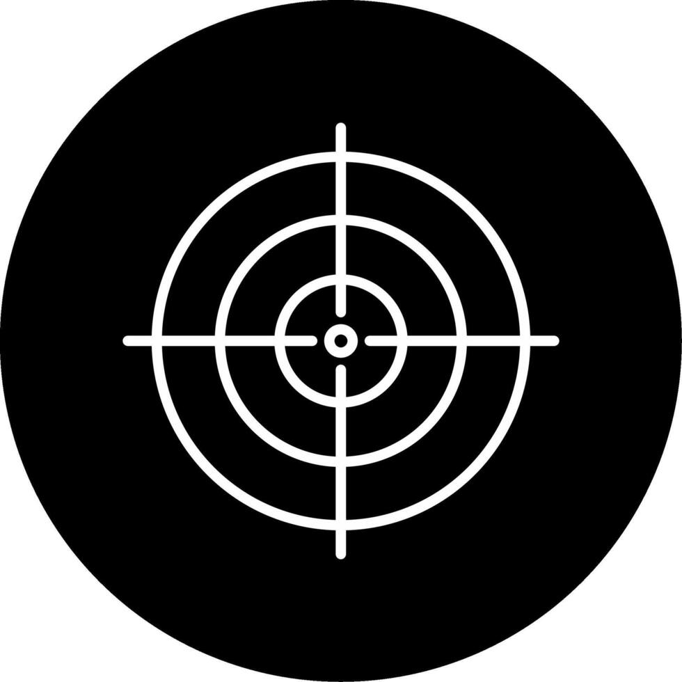 Target Line Circle Inverted vector