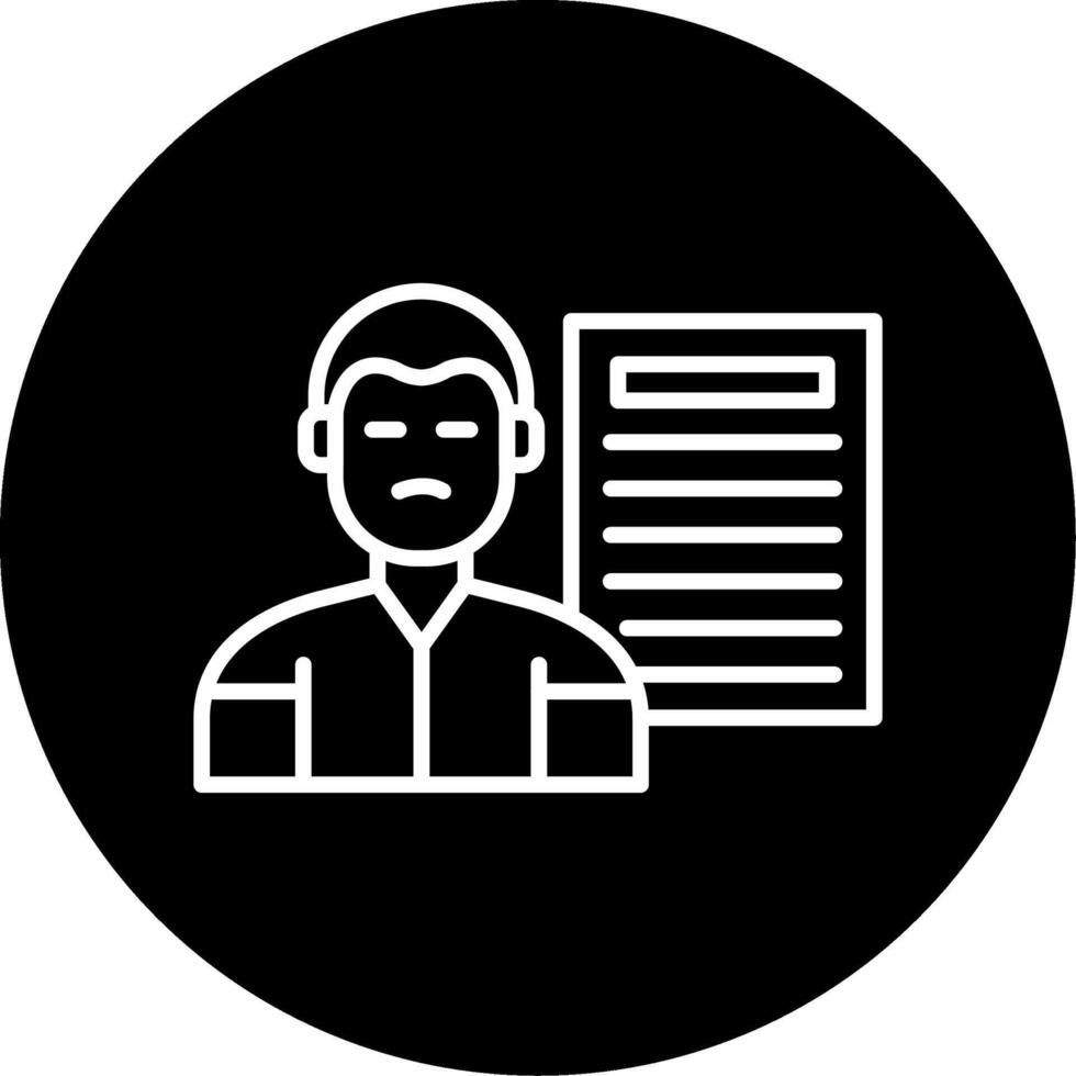 Incomplete Task Management Line Circle Inverted vector