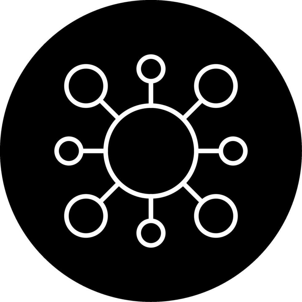 Diagram Concept Diagram Line Circle Inverted vector