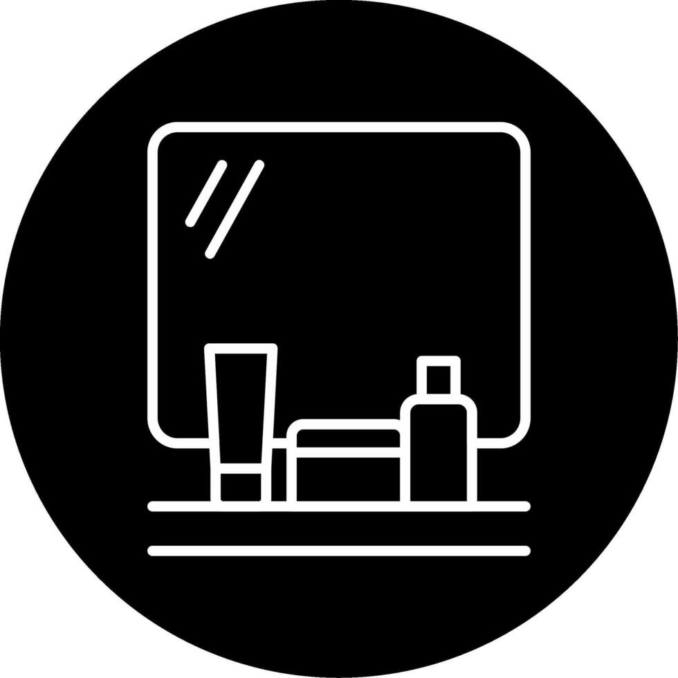 Amenities Hotel Facilities Line Circle Inverted vector