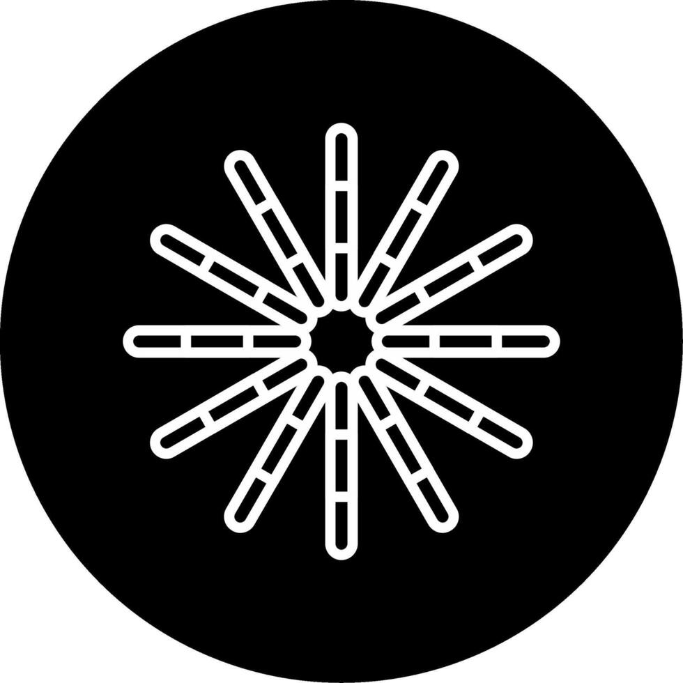Diatom Line Circle Inverted vector