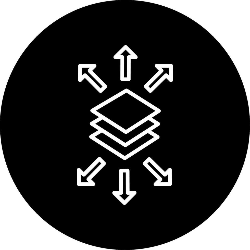 Scale Modification Tool Line Circle Inverted vector