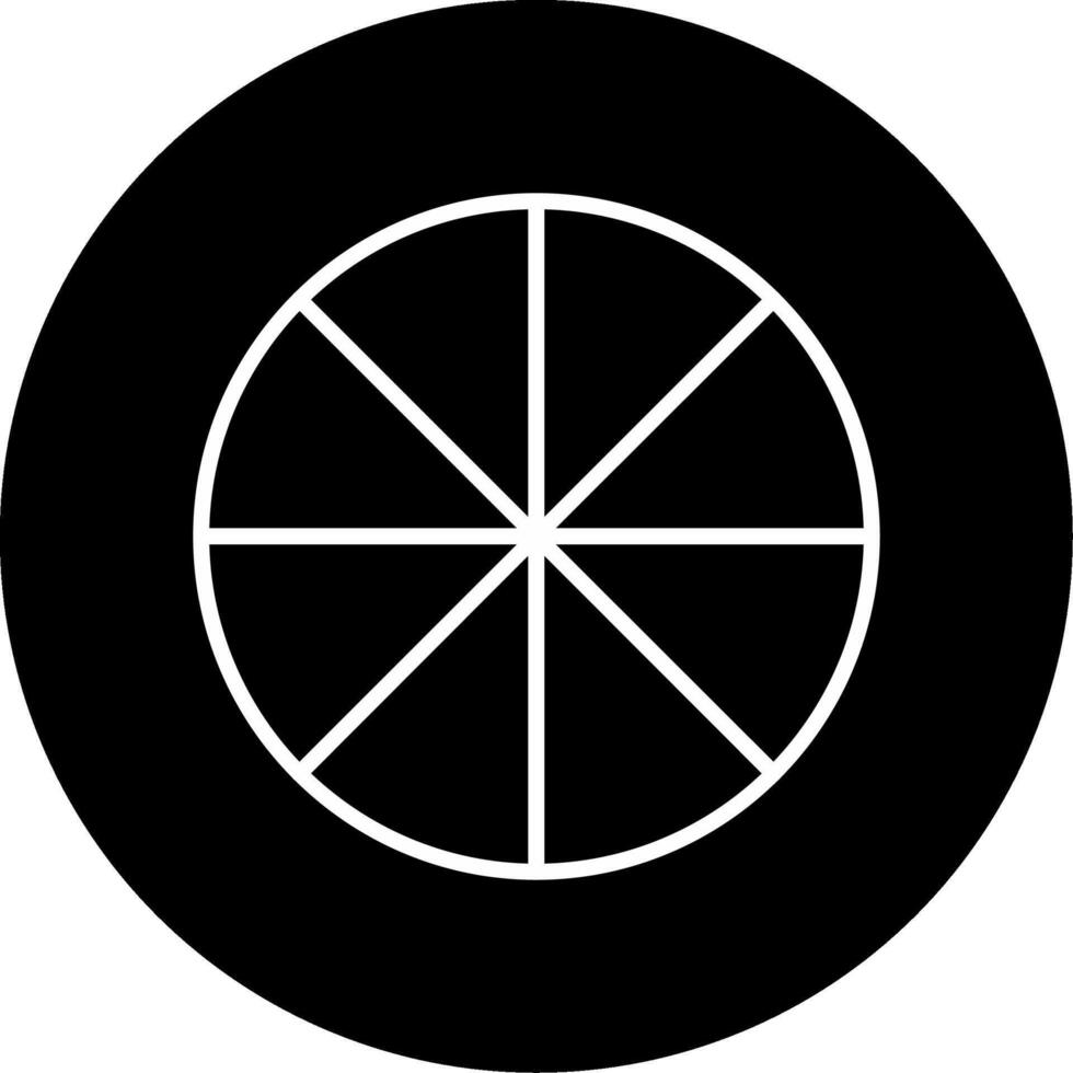 Pie Chart Graphical Data Line Circle Inverted vector
