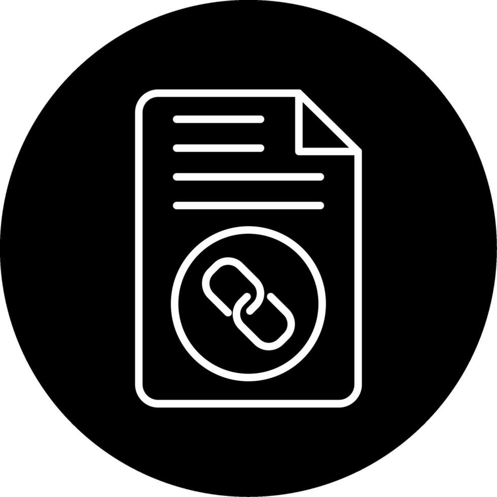 Linked Data Connections Line Circle Inverted vector