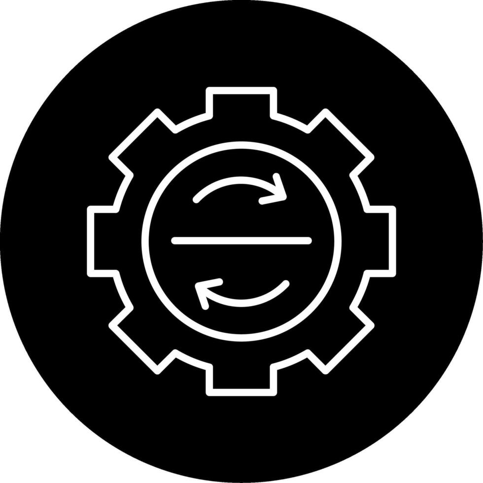 Synchronization Data Tools Line Circle Inverted vector