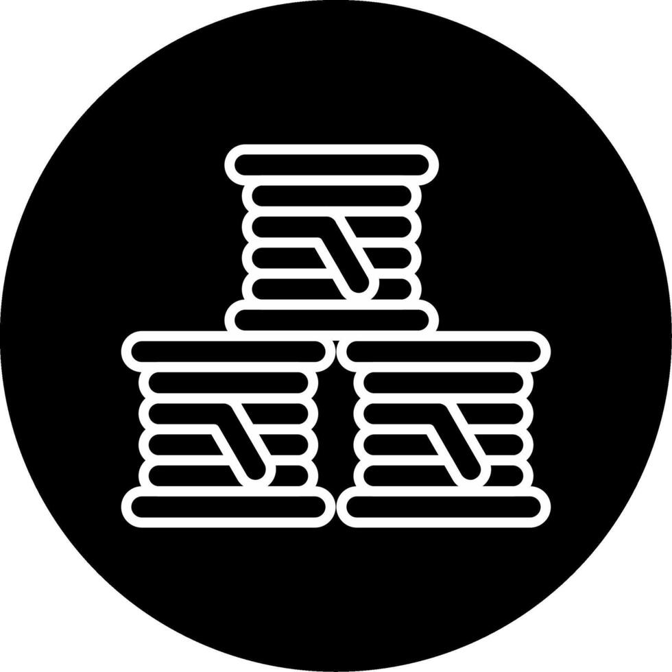 Filament Materials Line Circle Inverted vector