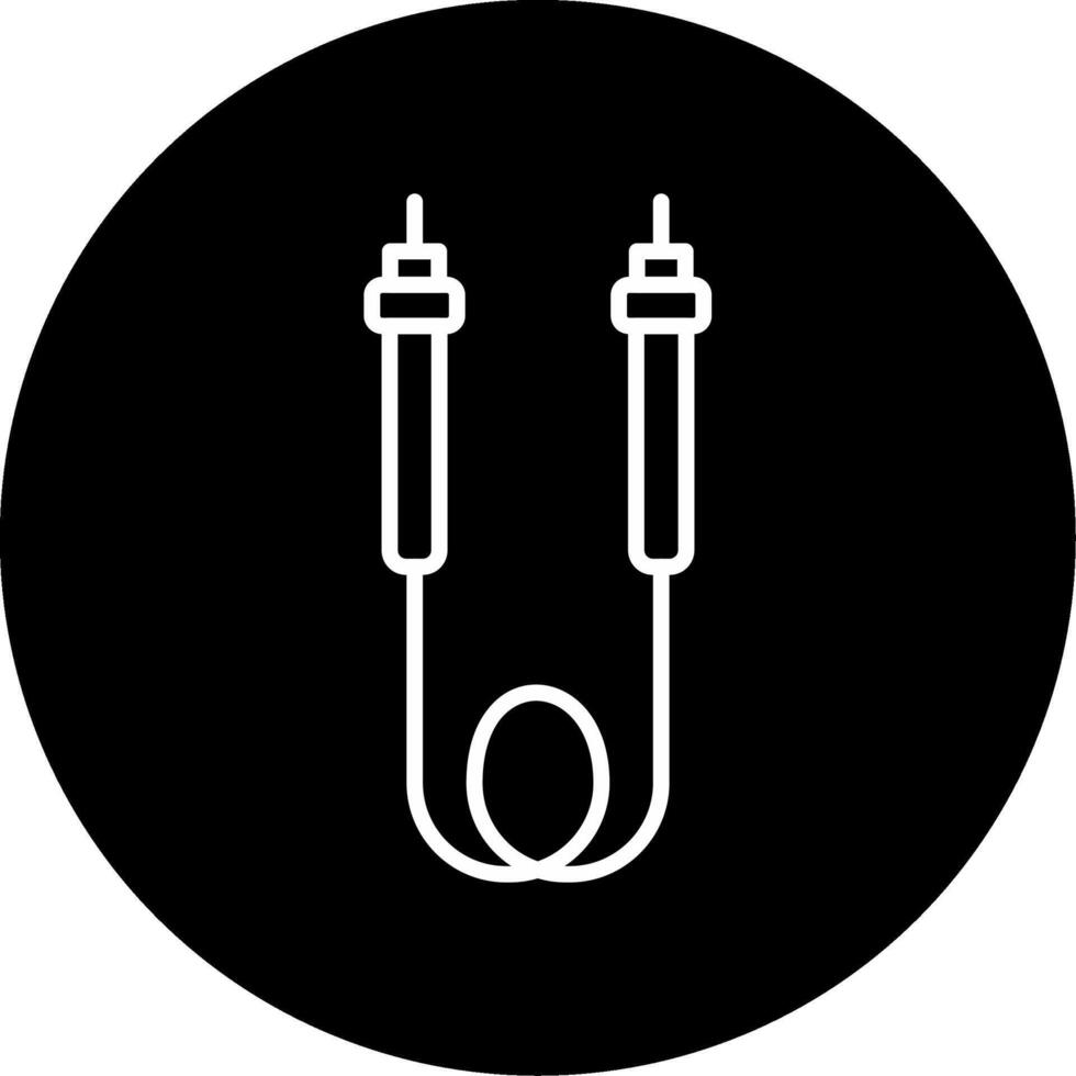 Voltage Indicator Tool Line Circle Inverted vector