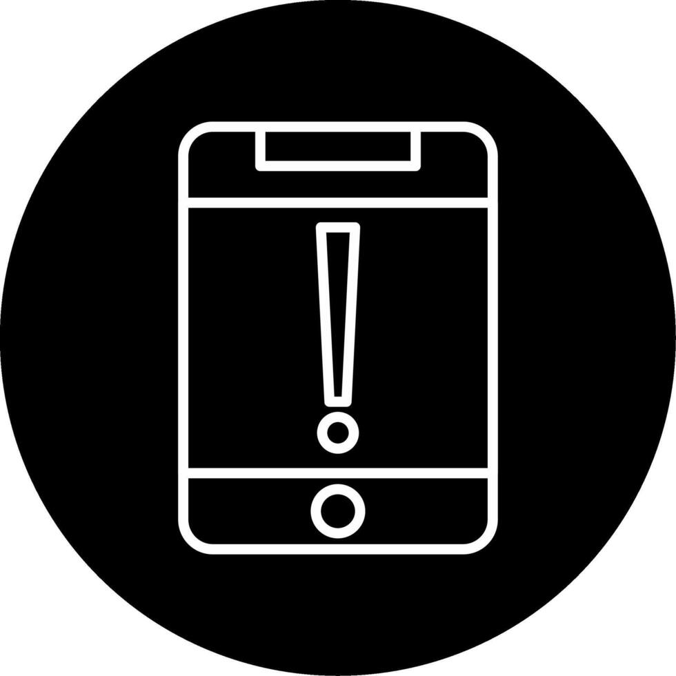 Error Report Analysis Line Circle Inverted vector