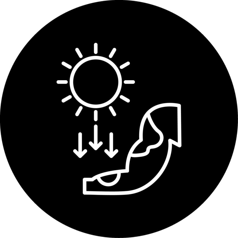 Skin Burn Marks Injury Indicators Line Circle Inverted vector