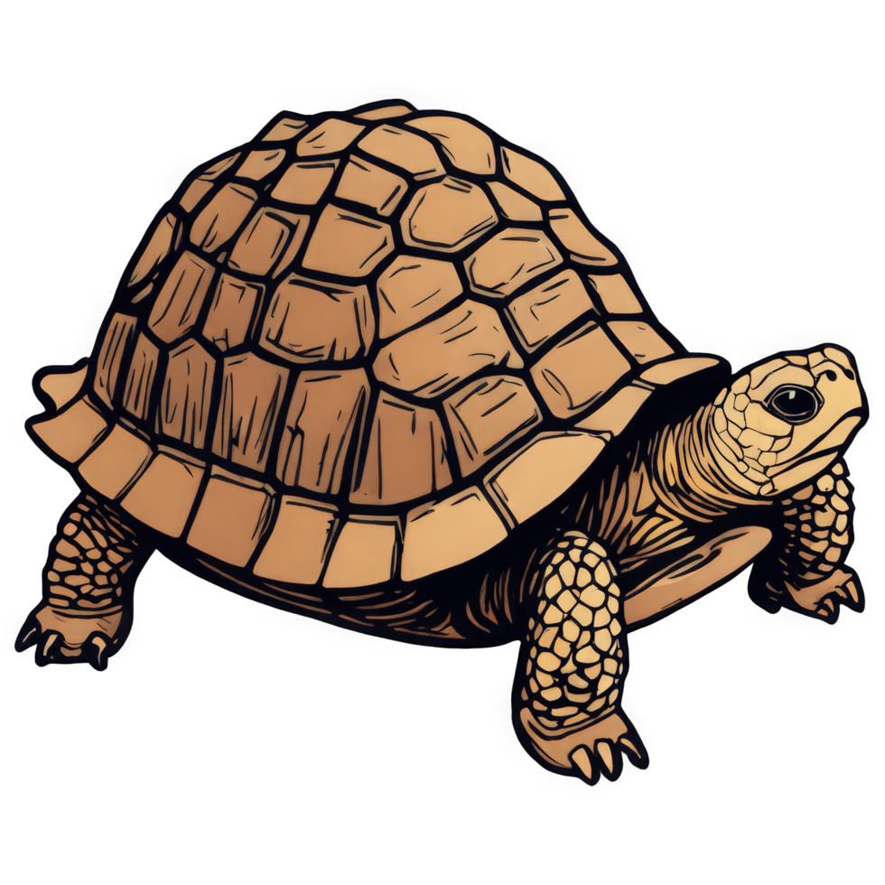 Tortoise image isolated on transparent background png