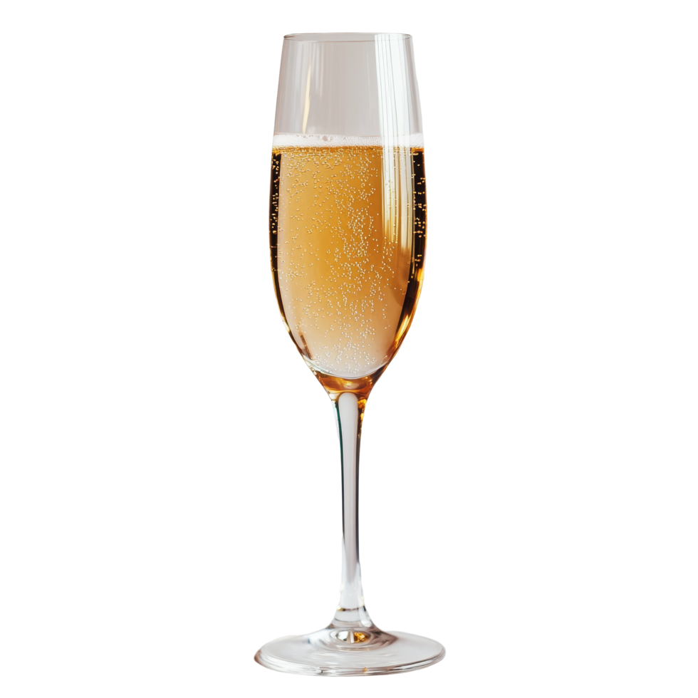 Elegant champaka flower positioned on a transparent background with a glass of sparkling beverage reflecting light at a festive gathering, Champaka on transparent background png