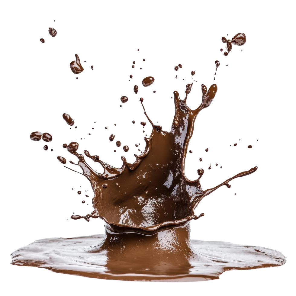 Mud splash creates dynamic patterns against a clean Transparent background, mud splash isolated on background png